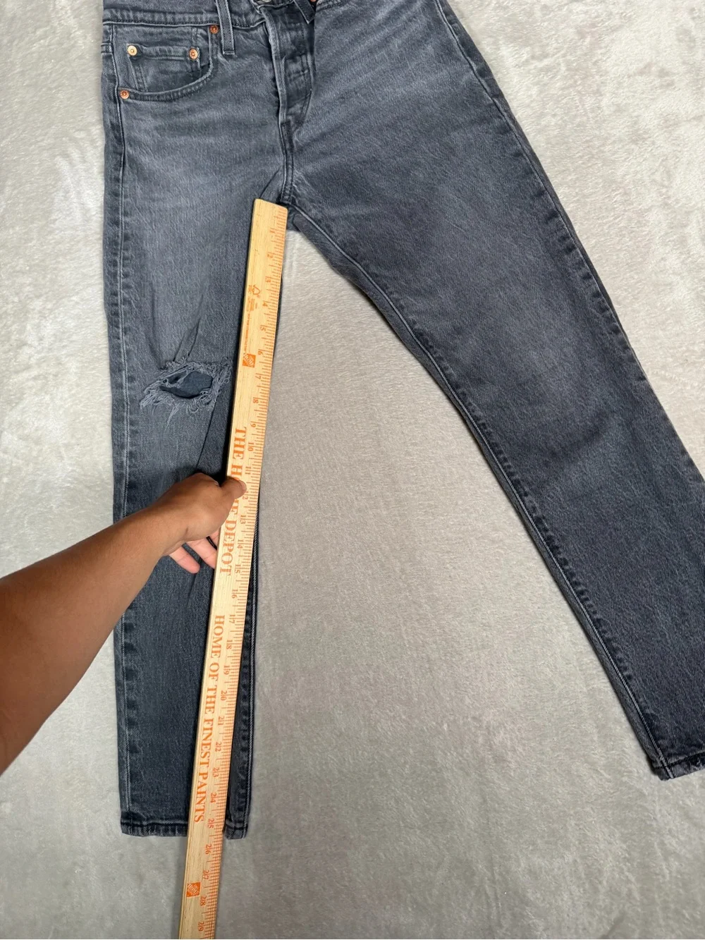 Levi's Men's Slim Straight Jeans in Washed Black